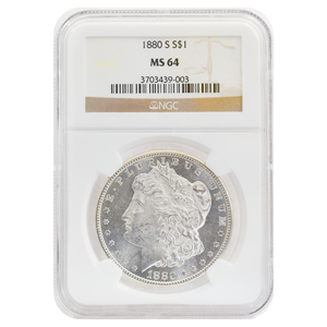 1880-S Morgan Dollar MS64 NGC