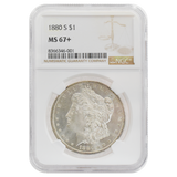 1880-S Morgan Dollar MS67+ NGC