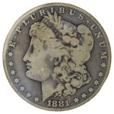 1881-CC Morgan Dollar VG