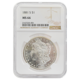1881-S Morgan Dollar MS66 NGC