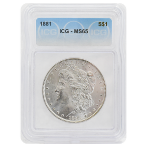 1881 Morgan Dollar MS65