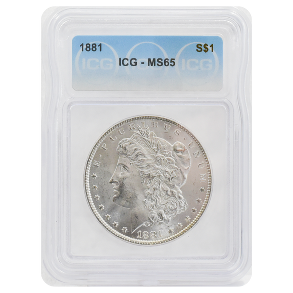 1881 Morgan Dollar MS65