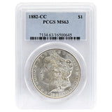 1882-CC MS63 Morgan Dollar PCGS