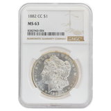 1882-CC Morgan Dollar MS63 NGC
