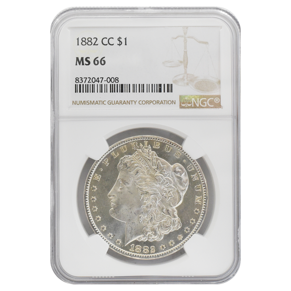 1882-CC Morgan Dollar MS66 NGC