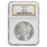 1882-S Morgan Dollar MS63 NGC