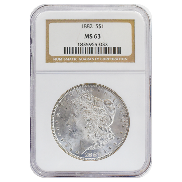 1882 Morgan Dollar MS63 NGC