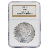1882 Morgan Dollar MS63 NGC