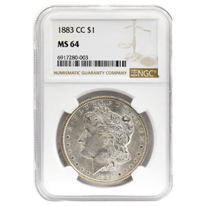 1883-CC MS64 Morgan Dollar NGC