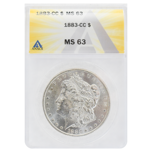 1883-CC Morgan Dollar MS63 ANACS
