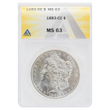 1883-CC Morgan Dollar MS63 ANACS