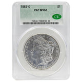 1883-O Morgan Dollar MS60 CAC