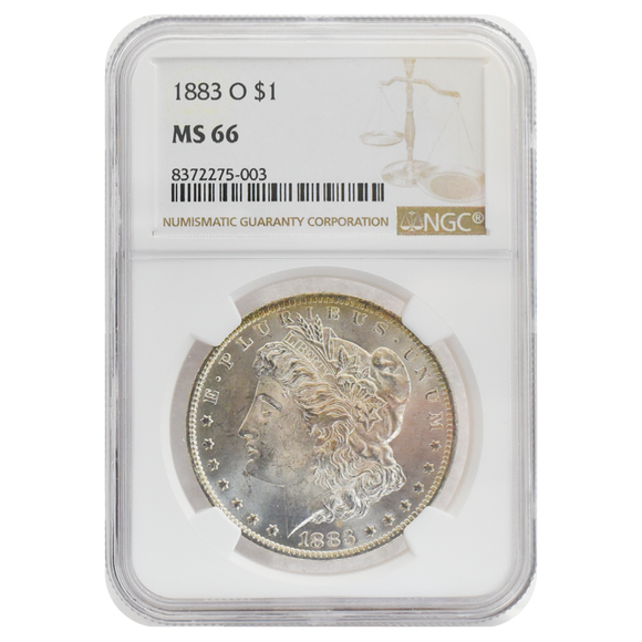 1883-O Morgan Dollar MS66 NGC