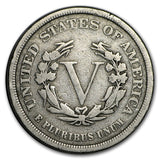 1883 Liberty Head V Nickel No Cents - Fine Details (Cleaned)