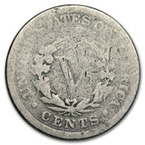1883 Liberty Head V Nickel w/ Cents - Circulated Condition