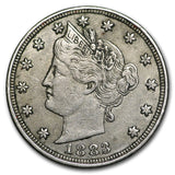 1883 Liberty Head V Nickel No Cents - XF Details (Cleaned)