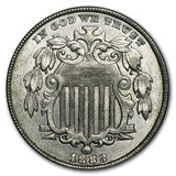1883 Shield Nickel - UNC Details