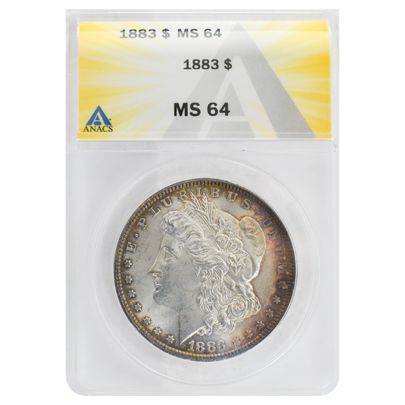 1883 Morgan Dollar MS64 ANACS