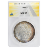 1883 Morgan Dollar MS64 ANACS