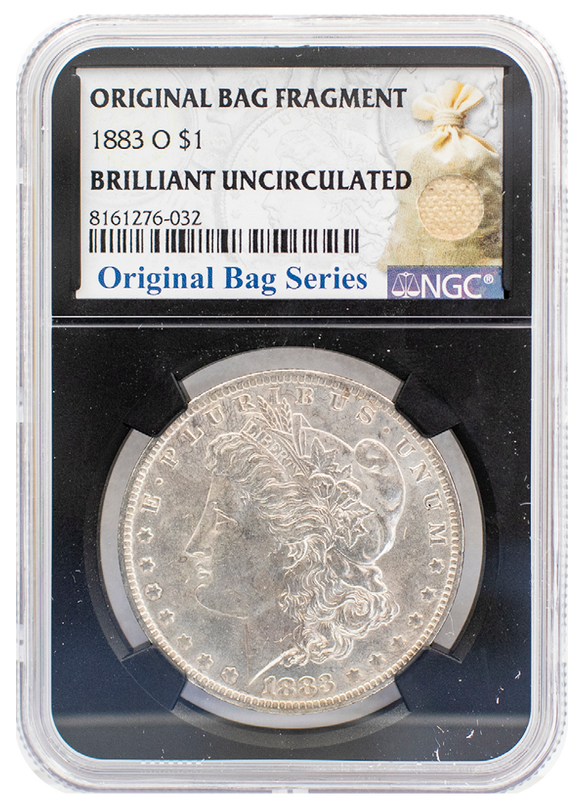 1883 O Morgan Dollar BU | Original Bag Fragment NGC