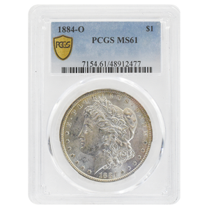 1884-O Morgan Dollar MS61 PCGS