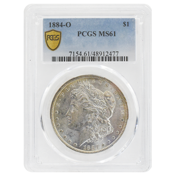 1884-O Morgan Dollar MS61 PCGS