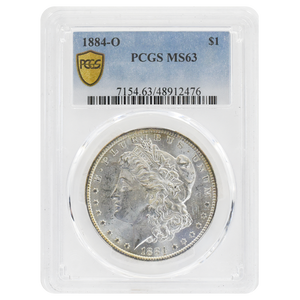 1884-O Morgan Dollar MS63 PCGS