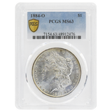 1884-O Morgan Dollar MS63 PCGS