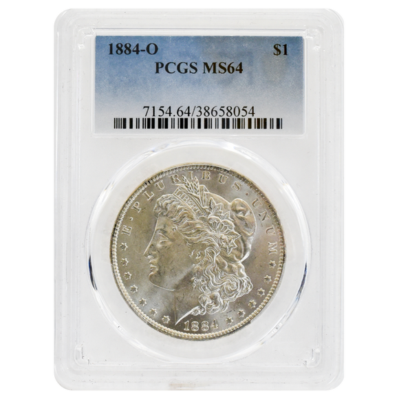 1884-O Morgan Dollar MS64 PCGS