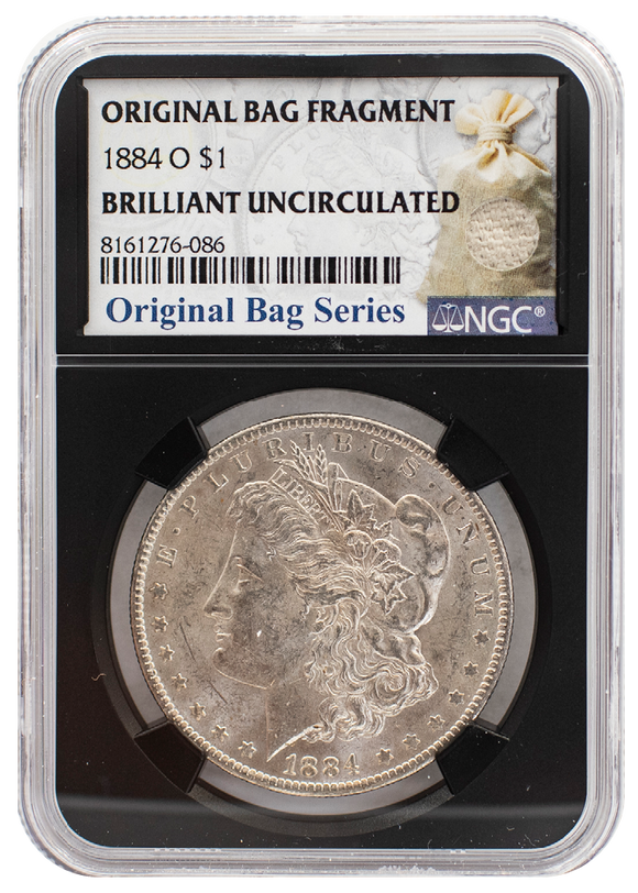 1884 O Morgan Dollar BU | Original Bag Fragment NGC