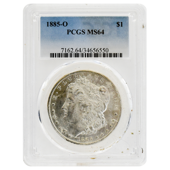 1885-O Morgan Dollar MS64 PCGS