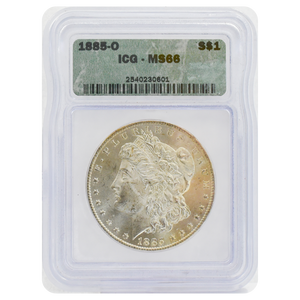 1885-O Morgan Dollar MS66