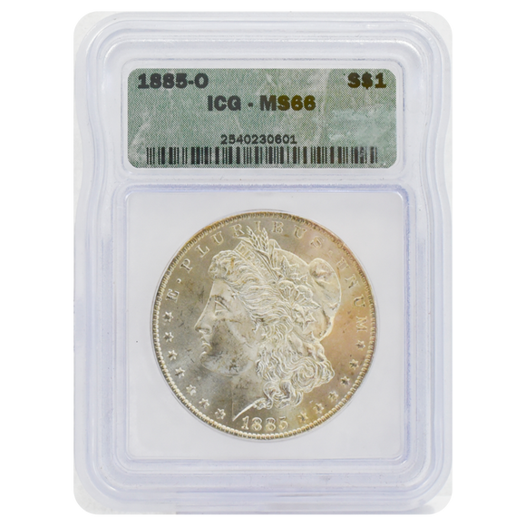 1885-O Morgan Dollar MS66