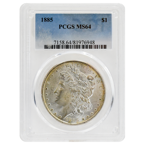 1885 Morgan Dollar MS64 PCGS