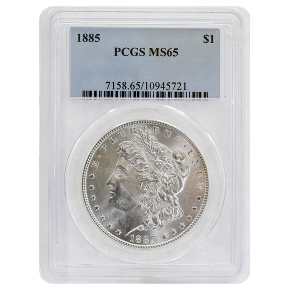 1885 Morgan Dollar MS65 PCGS