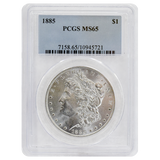 1885 Morgan Dollar MS65 PCGS