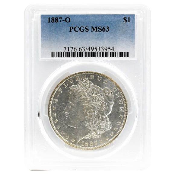 1887-O MS63 Morgan Dollar PCGS