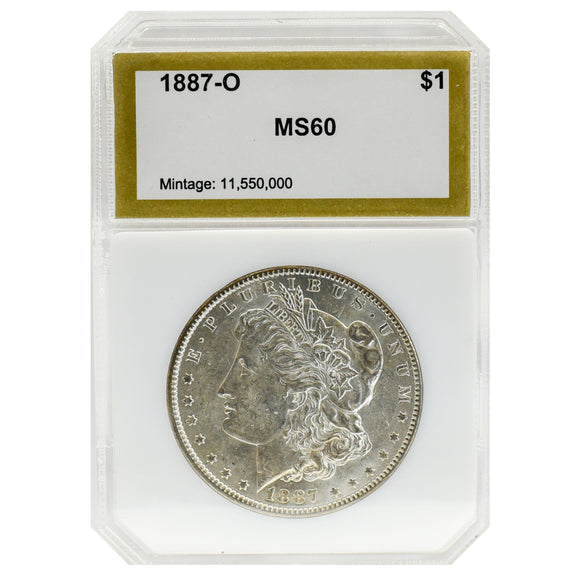 1887-O Morgan Dollar MS60 PCI