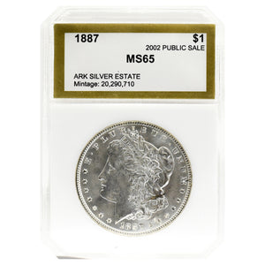 1887 MS65 Morgan Dollar PCI