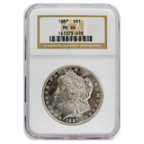 1887 Morgan Dollar MS64 NGC