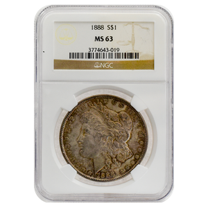 1888 Morgan Dollar MS63 NGC