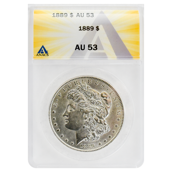1889 Morgan Dollar AU53 ANACS