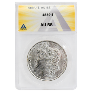 1889 Morgan Dollar AU58 ANACS
