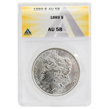 1889 Morgan Dollar AU58 ANACS