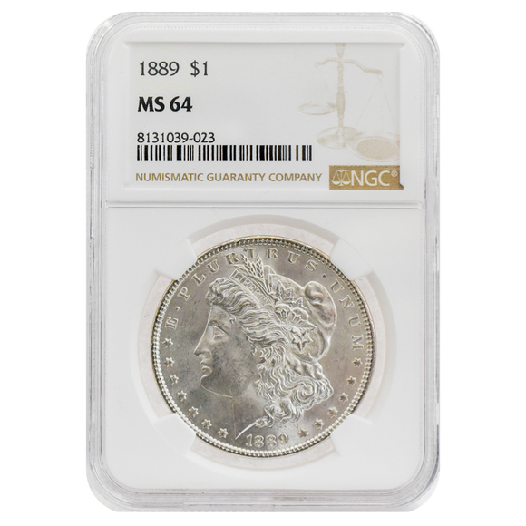 1889 Morgan Dollar MS64 NGC