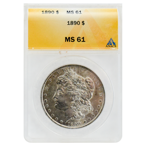 1890 Morgan Dollar MS61 ANACS
