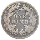 1890 Seated Dime VF