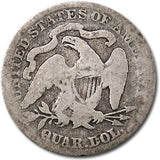 1891 Seated Liberty Quarter - Good