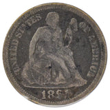 1891 Liberty Seated Dime (VG)