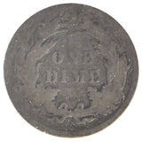 1891 Seated Dime F